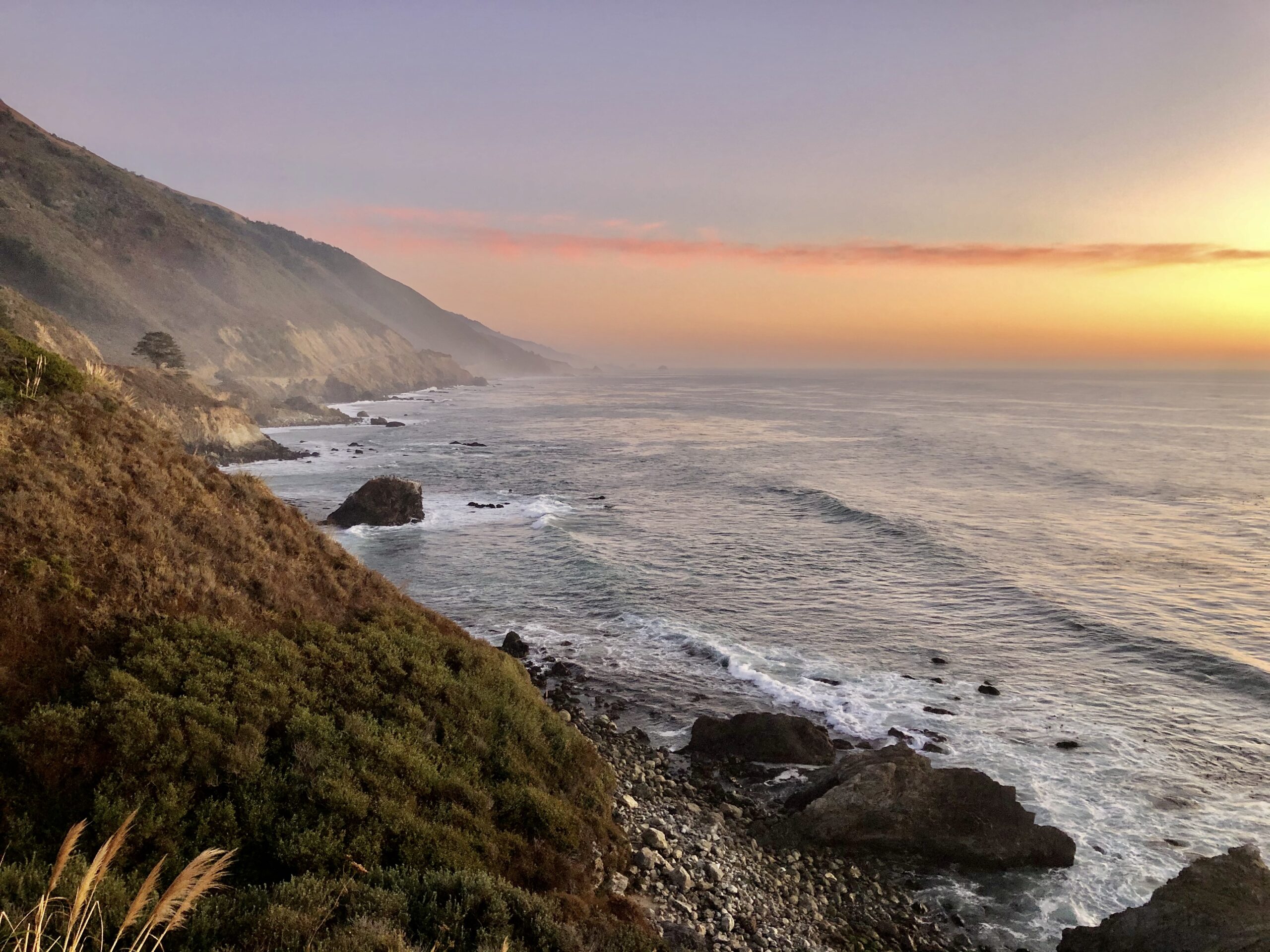 Big Sur Coastline Sunset View